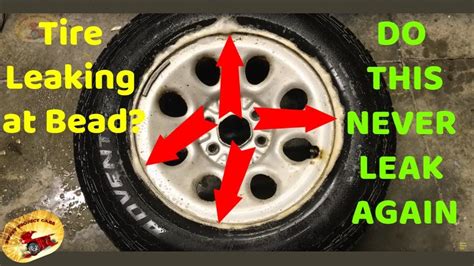 bead leak repair|Fix a leaky tire bead with no special tools!